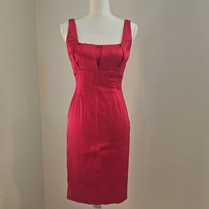Calvin Klein Red Midi Dress